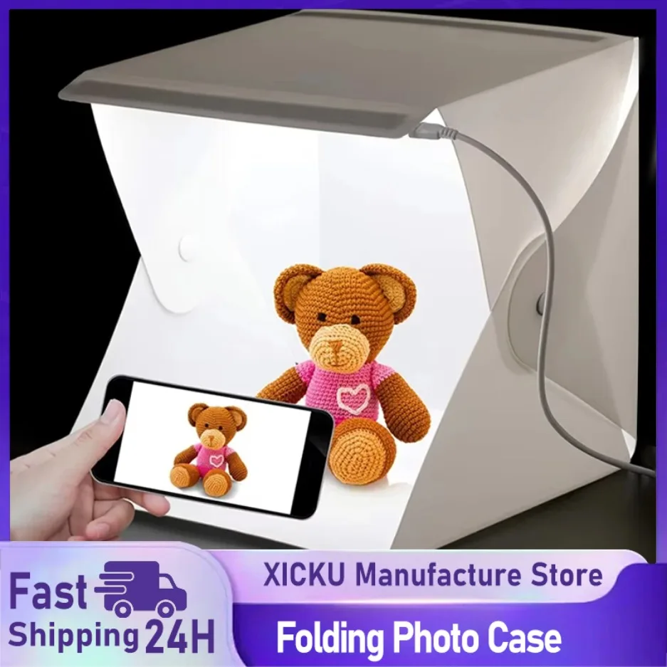 New Mini Folding Photo Booth S - огляд і ціна Softbox Portable Strip