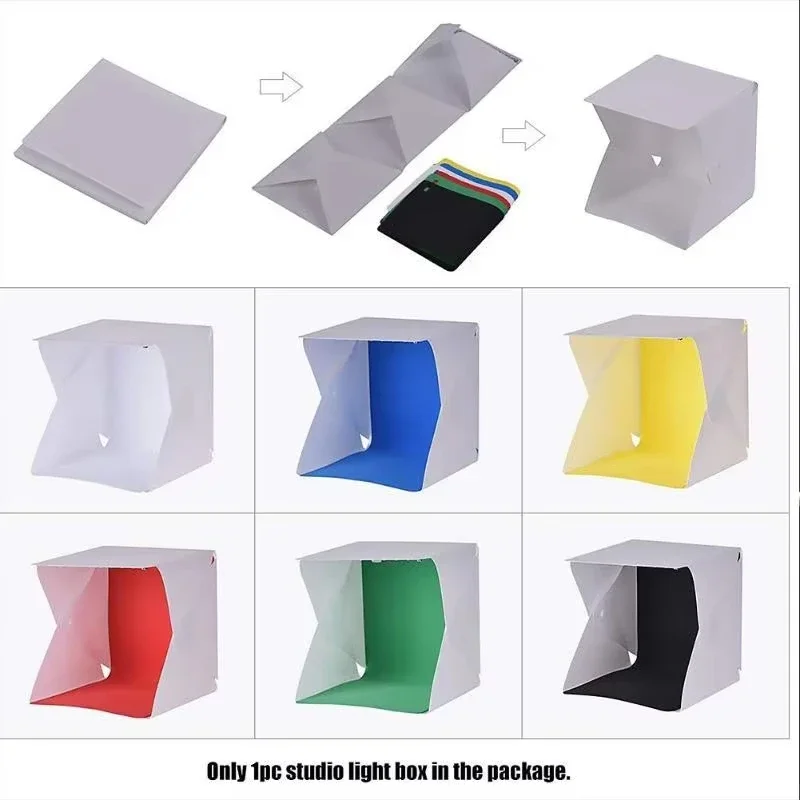 New Mini Folding Photo Booth S - огляд і ціна Softbox Portable Strip