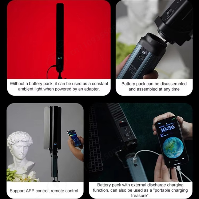 2700-7500K RGB Portable LED Vi - огляд і ціна Lighting In Photography Studio