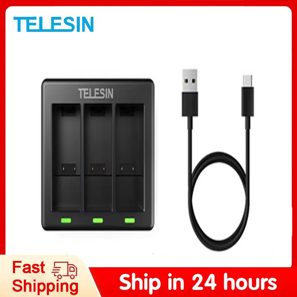 TELESIN 3 Ways Battery Charger - огляд і ціна Iris Photography Led Lighting Pack