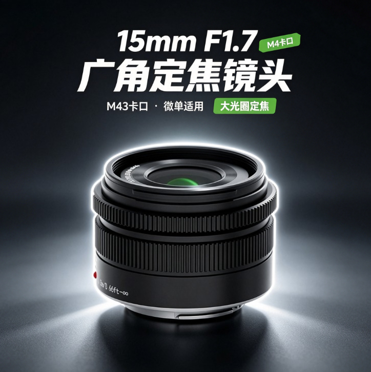 15mm F1.7 MFT Prime Lens Wide  - огляд і ціна Photography Lighting Angles