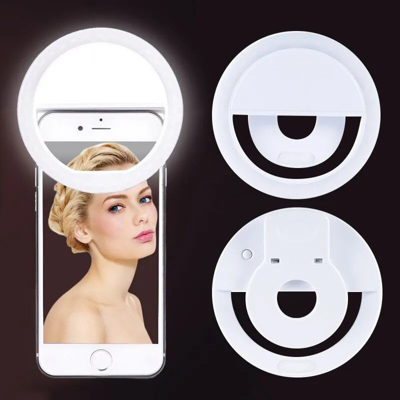 USB Rechargeable LED Selfie Ri - огляд і ціна Photography Lighting Background