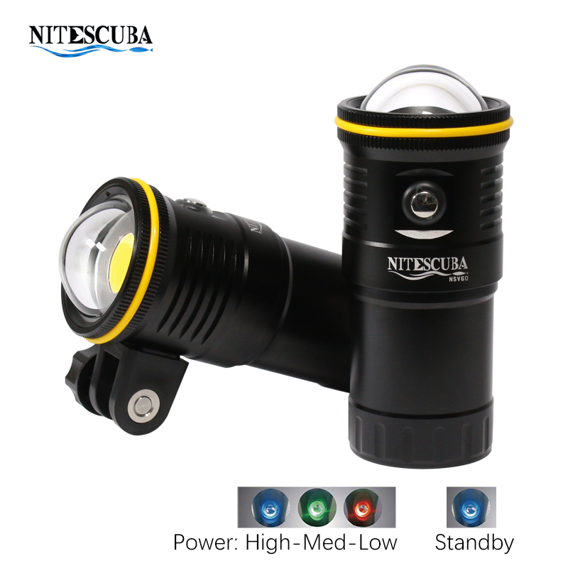 Nitescuba NSV60 LED Diving Vid - огляд і ціна Photography Lighting Angles