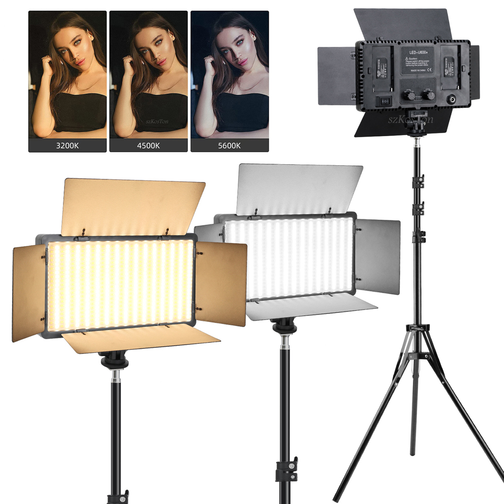 U600 LED Video Light Studio Li - огляд і ціна Iris Photography Led Lighting Pack
