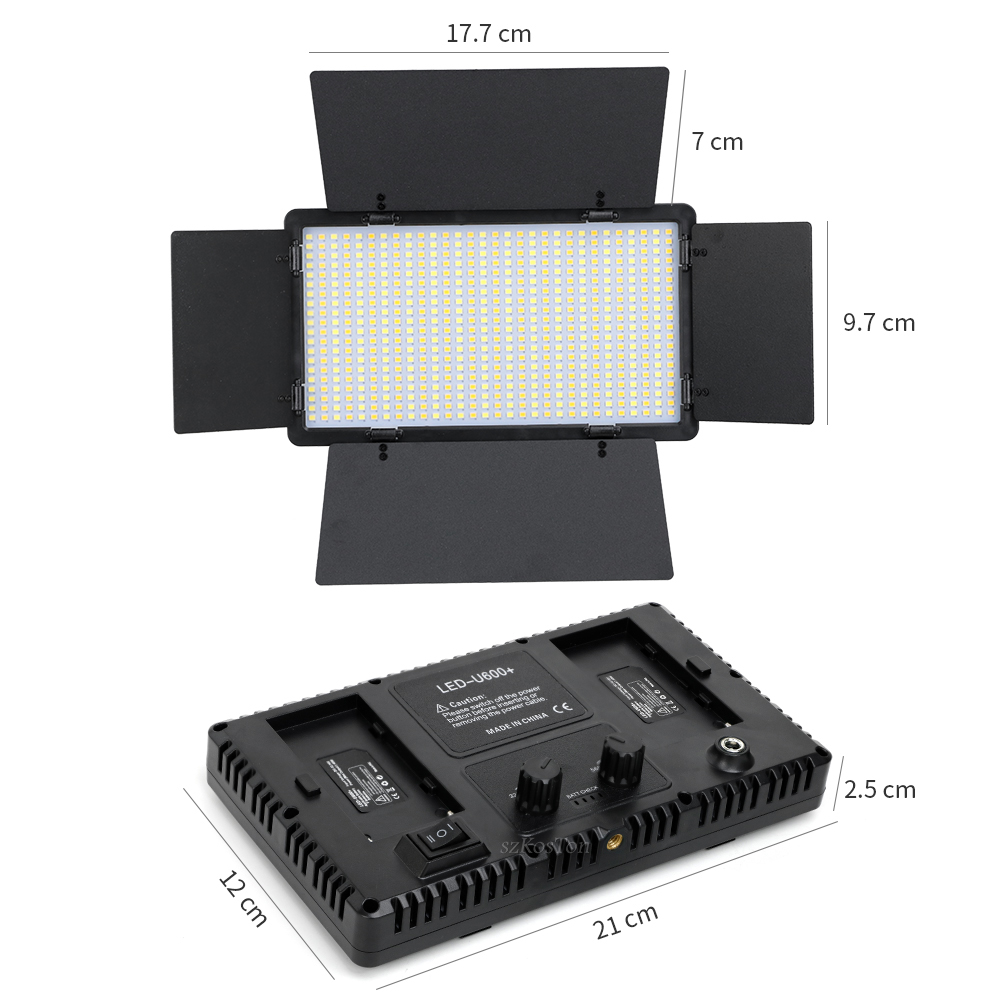 U600 LED Video Light Studio Li - огляд і ціна Iris Photography Led Lighting Pack