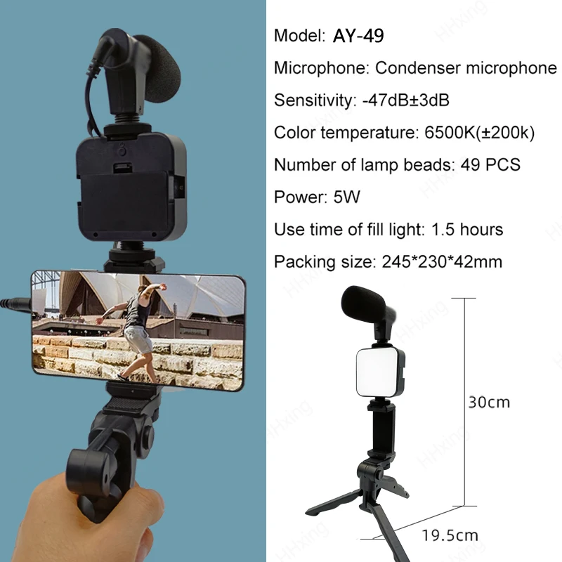 Smartphone Vlogging Kit With T - огляд і ціна Iris Photography Led Lighting Pack