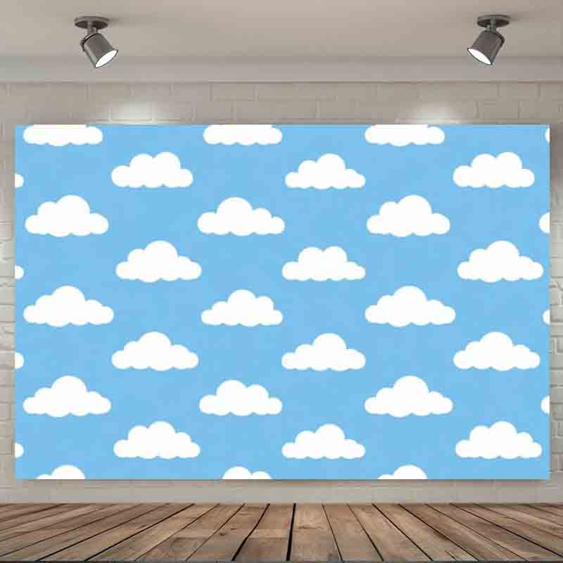 Cartoon Simple Blue Sky White  - огляд і ціна Photography Lighting Background