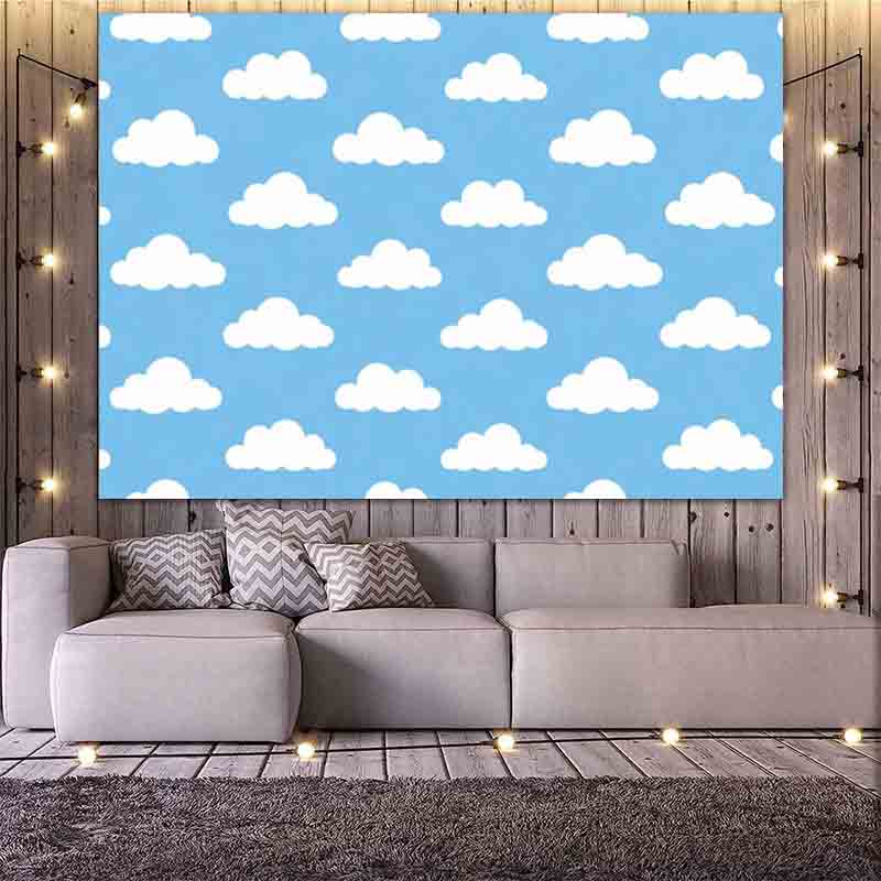 Cartoon Simple Blue Sky White  - огляд і ціна Photography Lighting Background