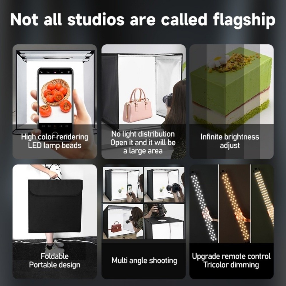45/65cm LED Soft Light Box Min - огляд і ціна Photography Lighting Background