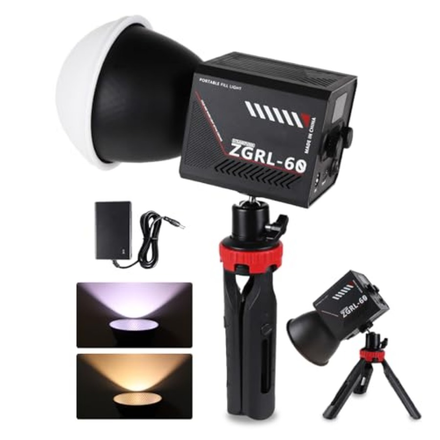 60W COB LED Video Light Handhe - огляд і ціна Lighting In Photography Studio