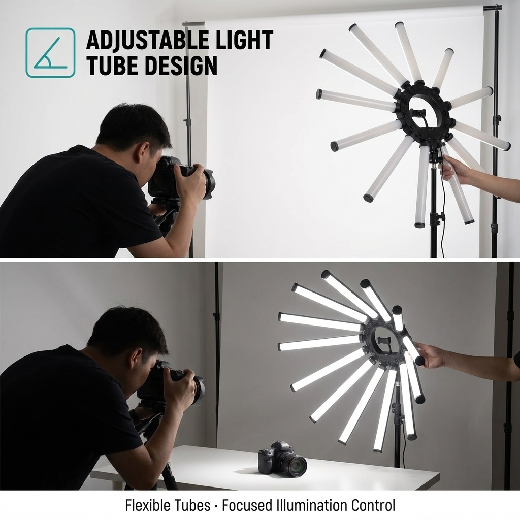 12 Arms Multi Tube Photography - огляд і ціна Lighting In Photography Studio
