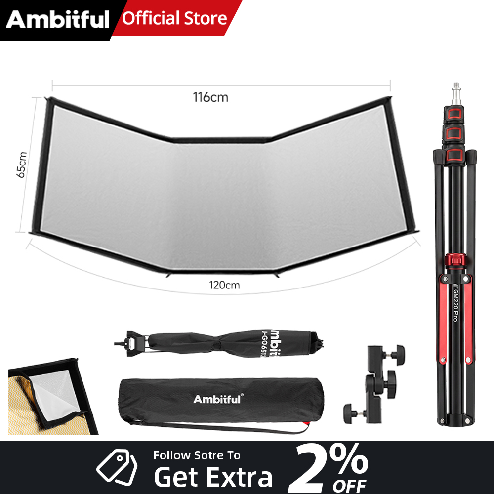 AMBITFUL 65*120cm U Shape Ligh - огляд і ціна Photography Lighting Type