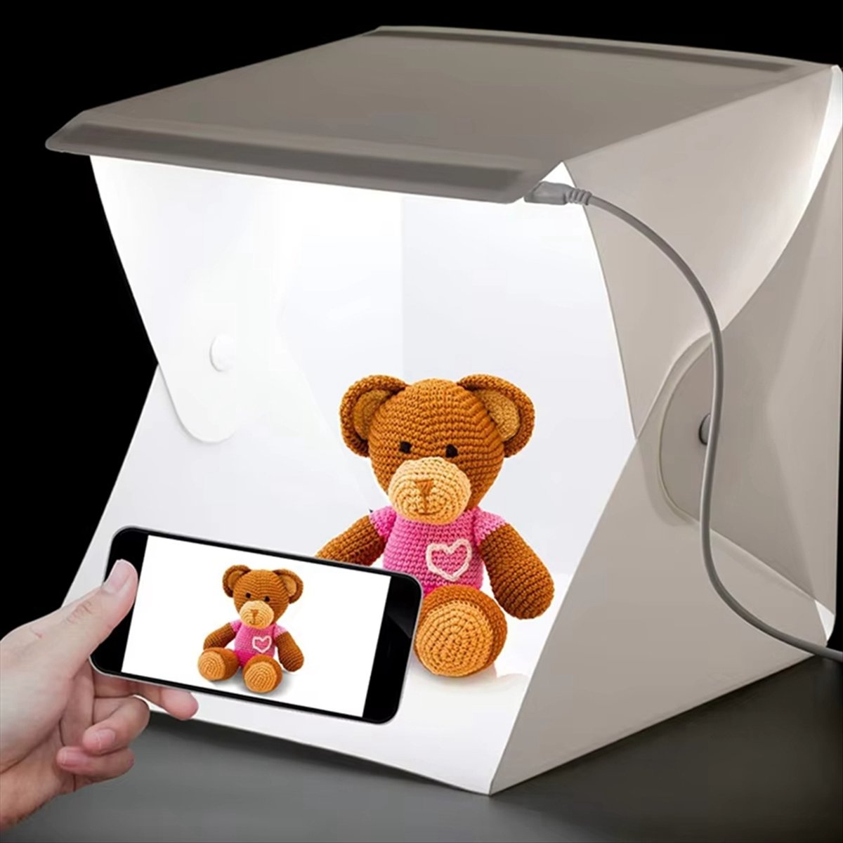 N05R Mini Folding Photo Booth  - огляд і ціна Softbox Portable Strip