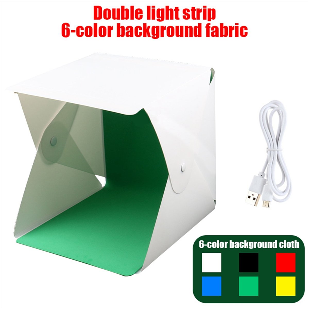 N05R Mini Folding Photo Booth  - огляд і ціна Softbox Portable Strip