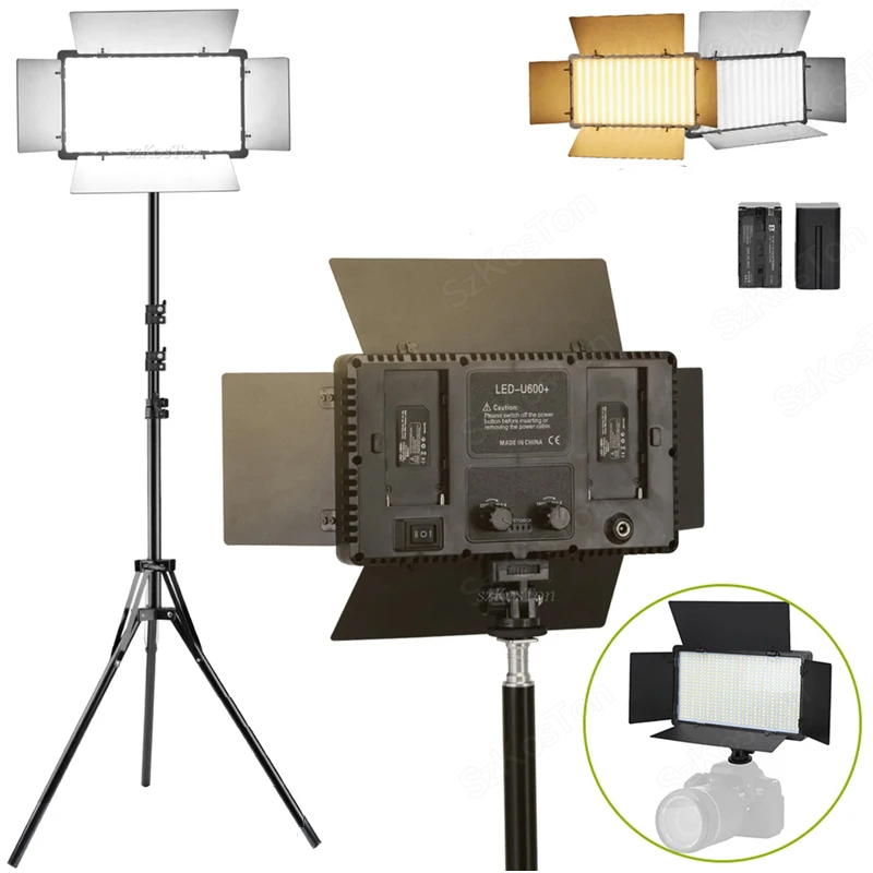U800 U600 LED Photo Studio Vid - огляд і ціна Iris Photography Led Lighting Pack